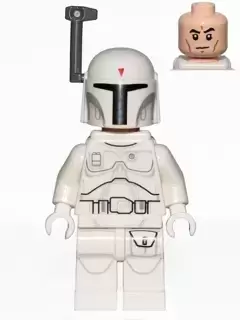 LEGO Star Wars Minifigs - Boba Fett White prototype