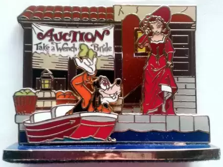 Pin\'s Edition Limitée - Diorama - Pin of the Month - 3D Attractions - Pirates of the Caribbean - Goofy