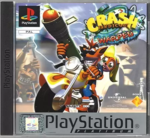 Jeux Playstation PS1 - Crash Bandicoot - Warped