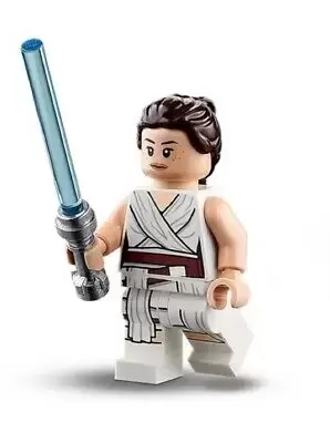 LEGO Star Wars Minifigs - Rey - White Tied Robe