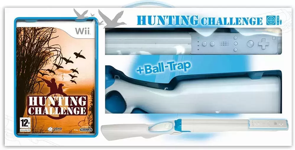 Nintendo Wii Games - Hunting Challenge + Ball-Trap