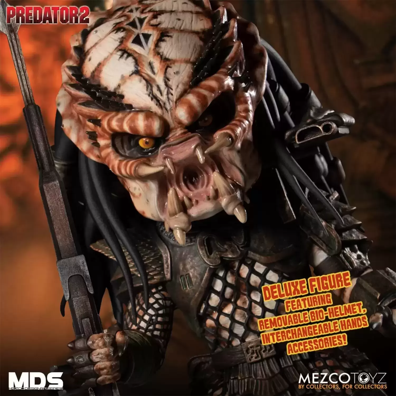 MezcoToyz - Predator 2 - City Hunter - Mezco Designer Series - Deluxe