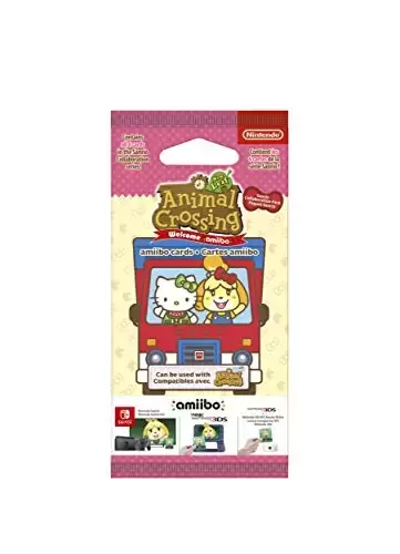 Animal Crossing Cards: Promo / Sanrio - Paquet de 6 Cartes: Animal Crossing - New Leaf - Welcome Pack Sanrio