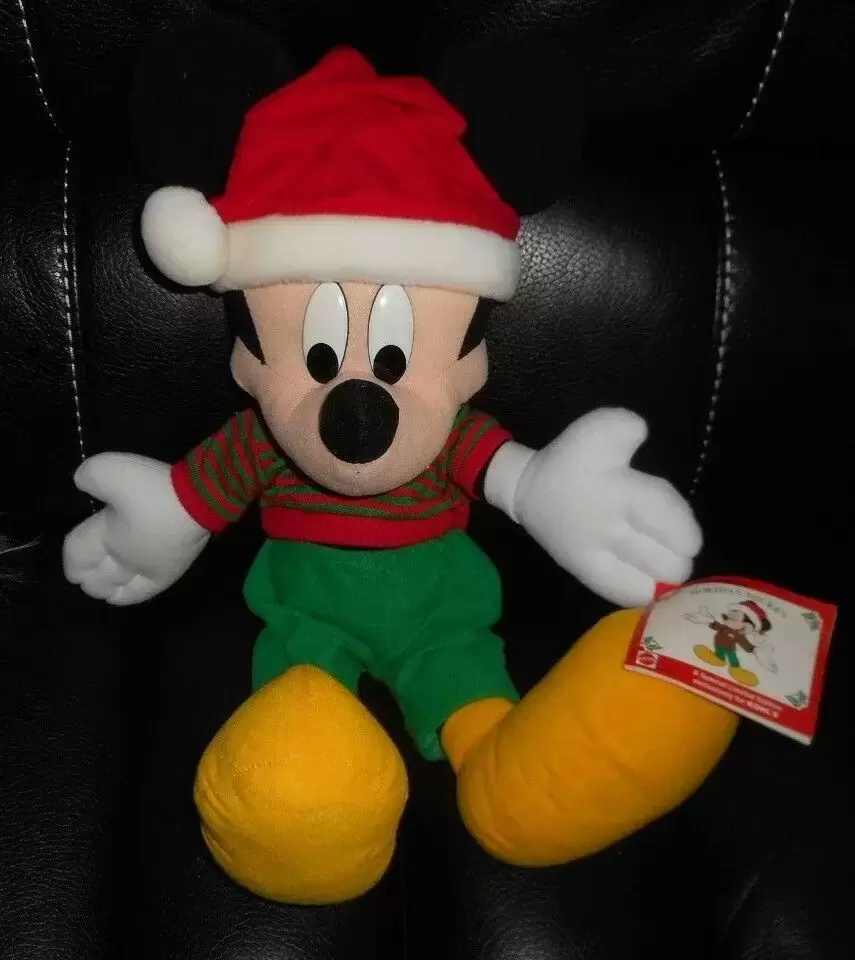 Peluches Disney Store - Mickey And Friends - Mattel - Christmas Mickey