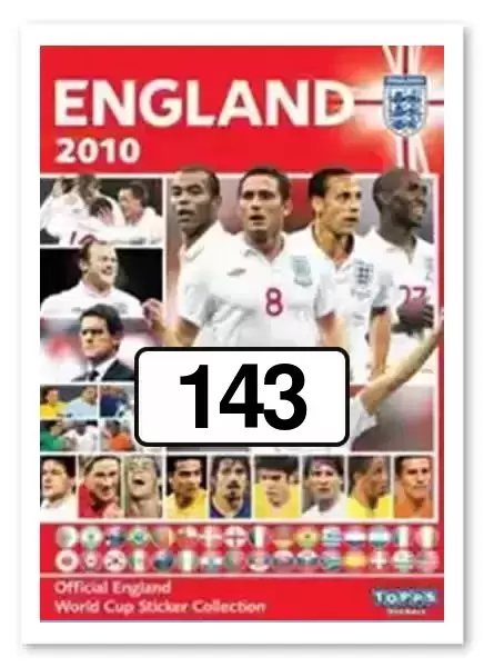 Topps England World Cup 2010 - Country Flag / The Boss: Raymond Domenech - France