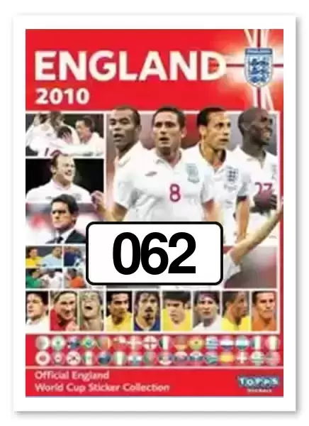 Topps England World Cup 2010 - Rio Ferdinand - Rio Ferdinand