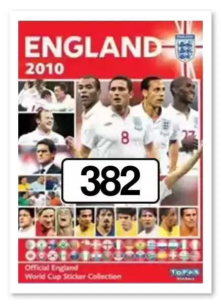 Topps England World Cup 2010 - Robinho - Brazil