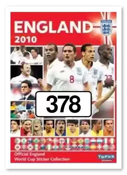 Topps England World Cup 2010 - Ronaldinho - Brazil