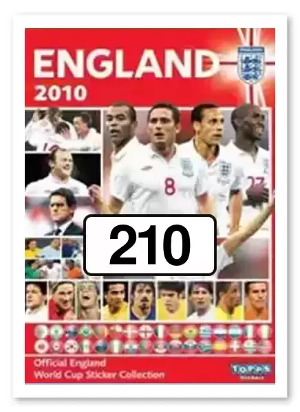 Topps England World Cup 2010 - Star Player: Wayne Rooney - England