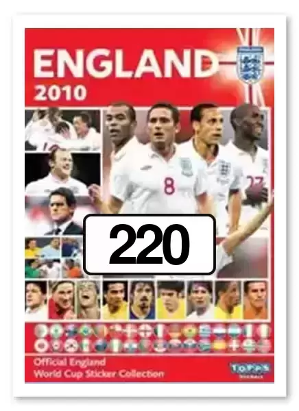 Topps England World Cup 2010 - Steven Gerrard - England