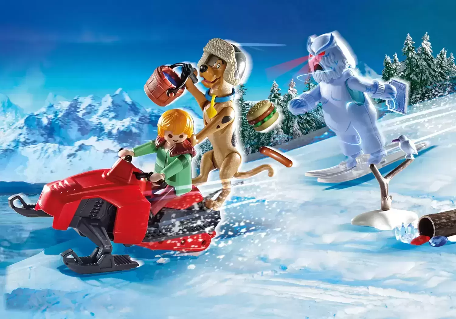 Scooby Doo Playmobil - Scooby-Doo, Shaggy & Snow Ghost
