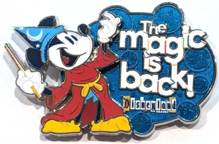 Pins Limited Edition - The Magic is Back! Disneyland Re-opening