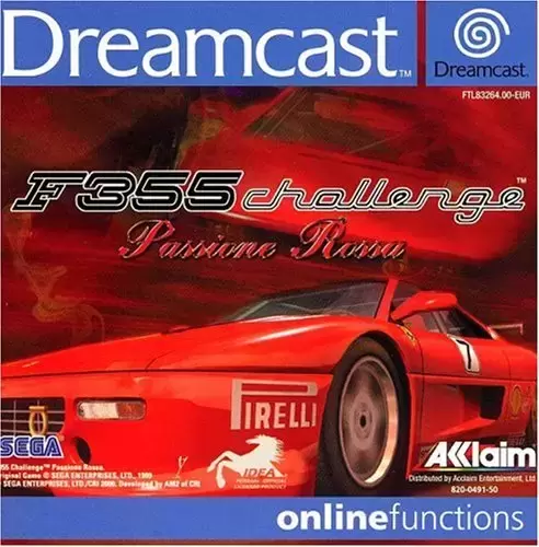 Dreamcast Games - F 355 Challenge
