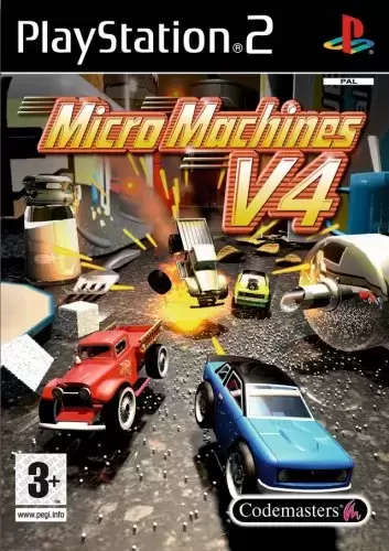 PS2 Games - Micro Machines 4