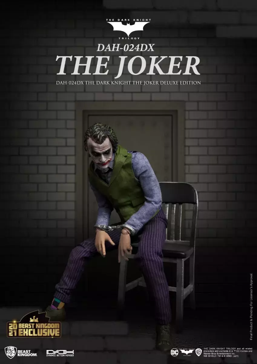Dynamic 8ction Heroes (DAH) - The Dark Knight - Joker Deluxe Version