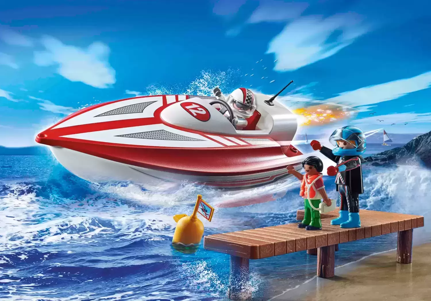 Playmobil Motor Sports - Speed Boat with motor