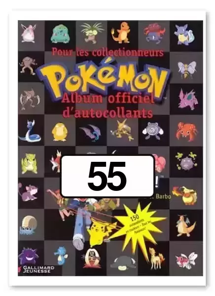 Image n°55 - L'Album officiel d'autocollants Pokemon - Gallimard