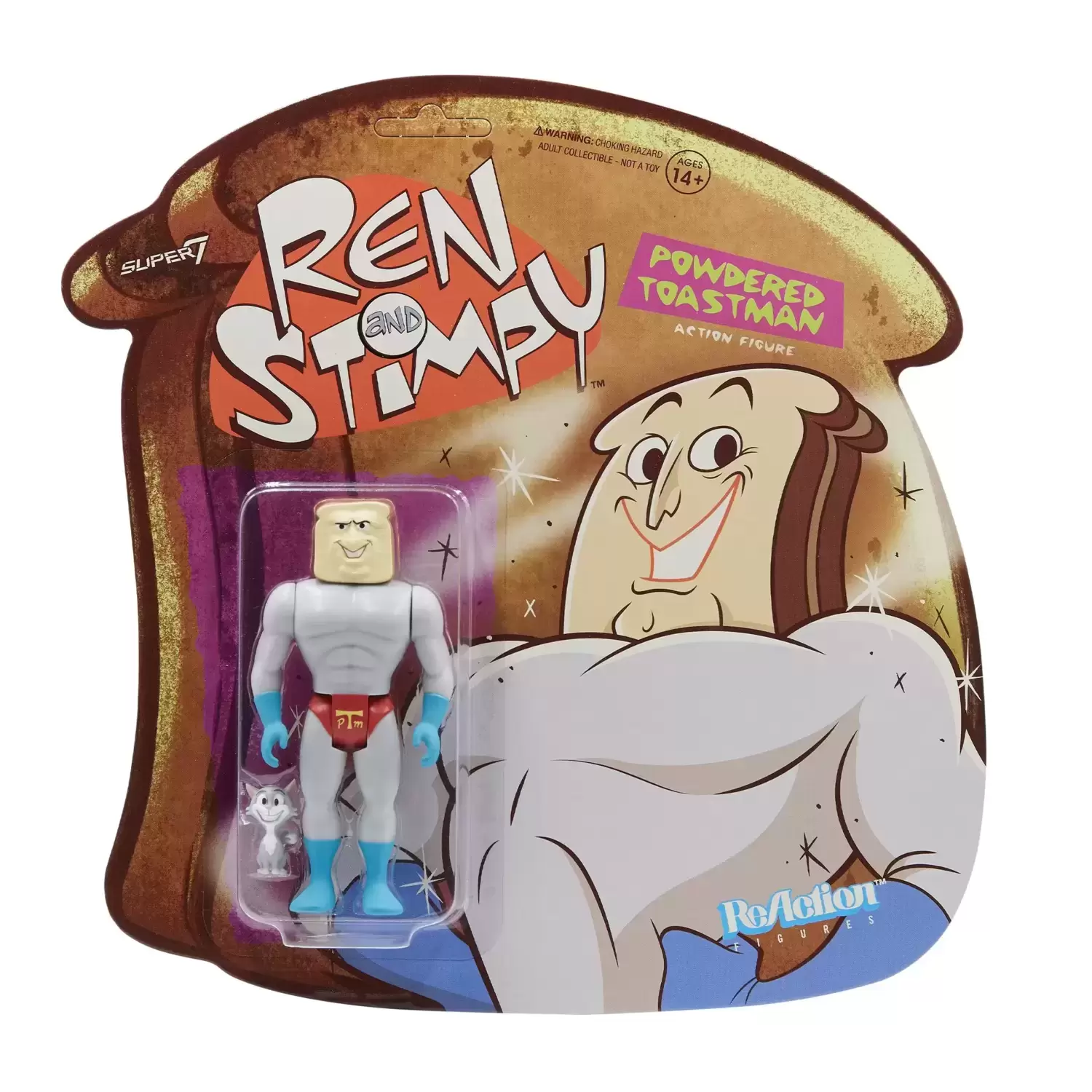 ReAction Figures - Ren & Stimpy - Powdered Toast Man