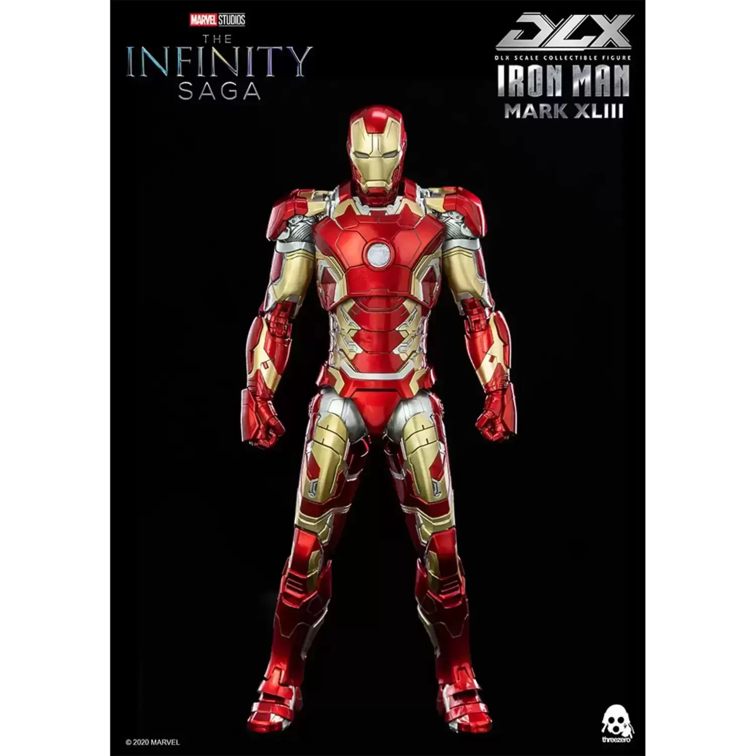 ThreeZero - Iron Man Mark XLIII - DLX Collectible Figure
