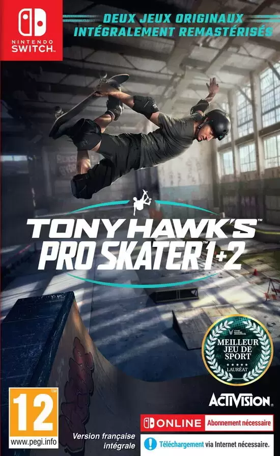 Jeux Nintendo Switch - Tony Hawk\'s Pro Skater 1+2
