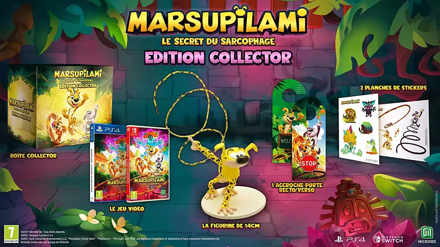 PS4 Games - Marsupilami Le Secret Du Sarcophage Edition Collector