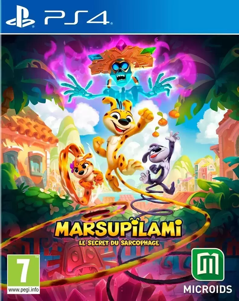 Jeux PS4 - Marsupilami Le Secret Du Sarcophage Edition Tropicale