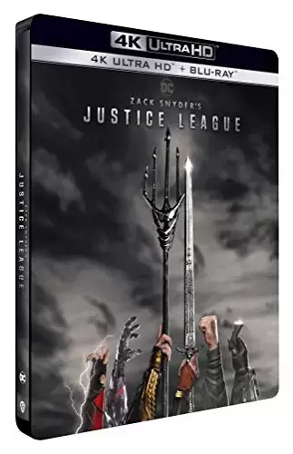 Blu-ray Steelbook - Zack Snyder’s Justice League [4K Ultra HD + Blu-Ray-Édition boîtier SteelBook