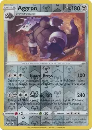 Chilling Reign - Aggron Reverse