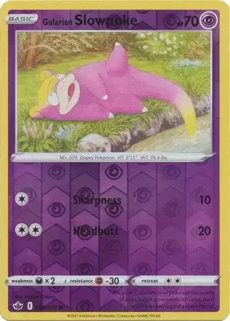 Chilling Reign - Galarian Slowpoke Reverse