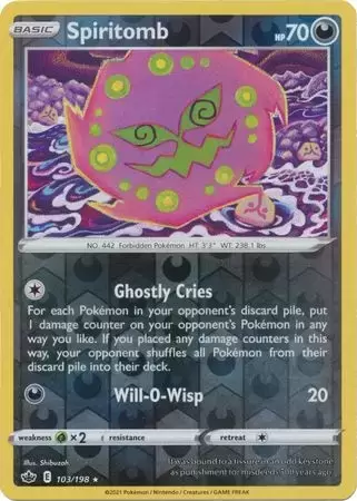 Pokemon TCG - Spiritomb - 089/193 Holo Scarlet & Violet: Paldea Evolved