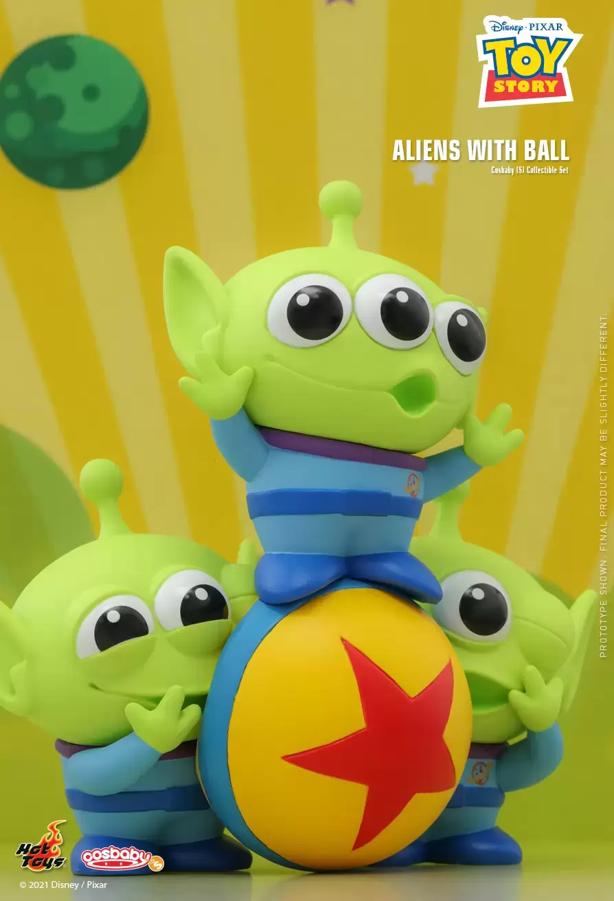 Cosbaby Figures - Toy Story - Aliens with Ball