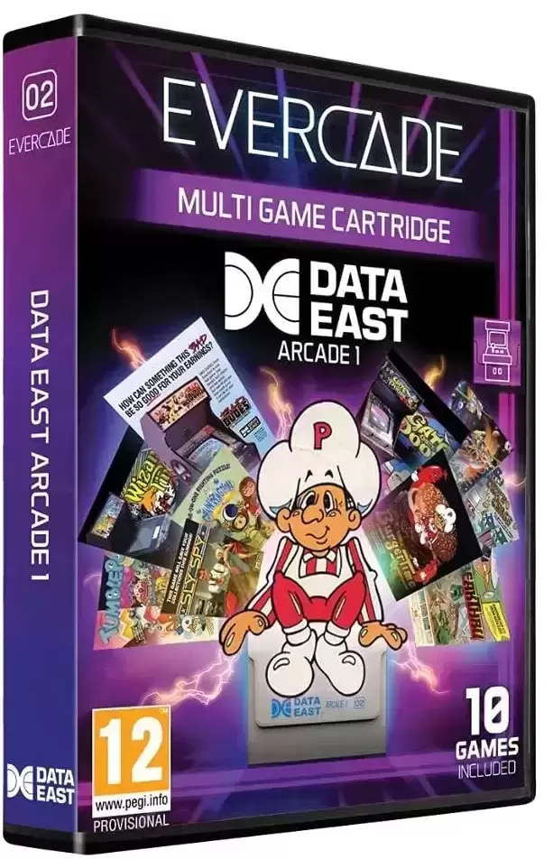 Evercade Games - Data East Arcade 1