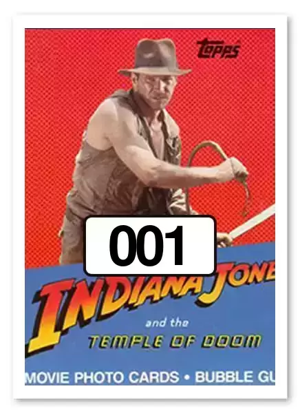 Topps - Indiana Jones And The Temple Of Doom - Indiana Jones and the Temple of Doom