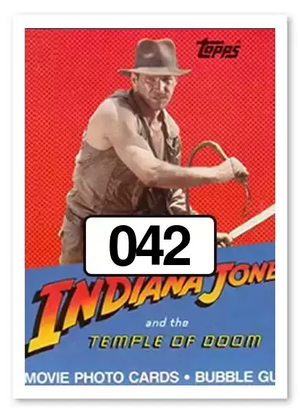 Topps - Indiana Jones And The Temple Of Doom - Indiana Jones...Captured!