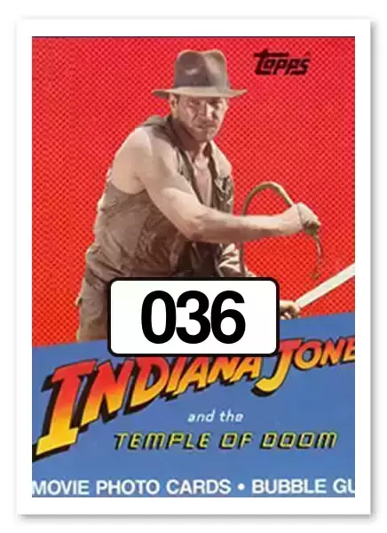 Topps - Indiana Jones And The Temple Of Doom - Willie in the Bug Tunnel