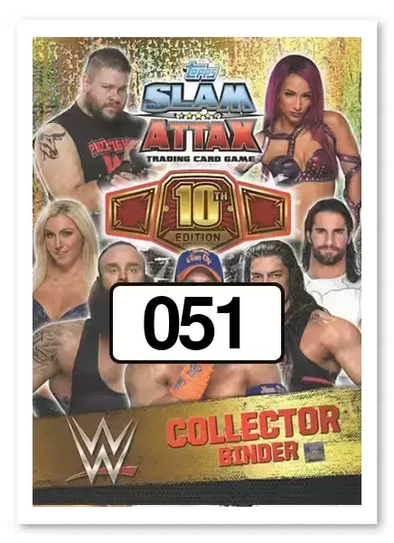 Slam Attax 10th Edition - Becky Lynch vs Charlotte Flair vs Sasha Banks (Wrestlemania 32) - OMG