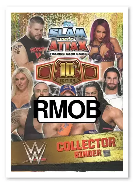 Slam Attax 10th Edition - Samoa Joe - Authentic Ring Mat Memorabilia