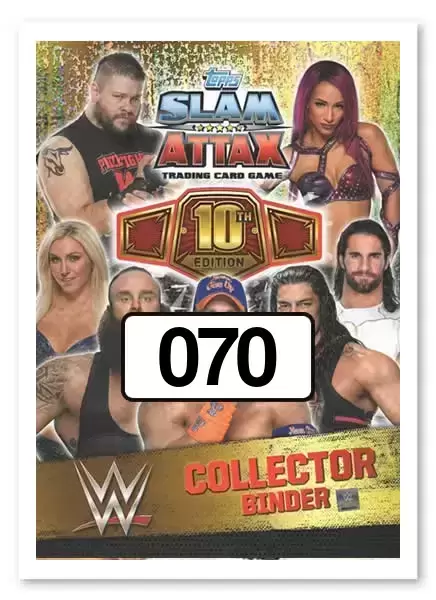 Slam Attax 10th Edition - Seth Rollins (NXT Takover San Antonio) - OMG