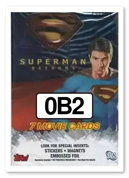 Topps Superman Returns - Lex Luthor - Bonus Cards