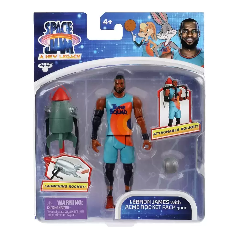 Space Jam A New Legacy - LeBron James with ACME Rocket Pack 4000