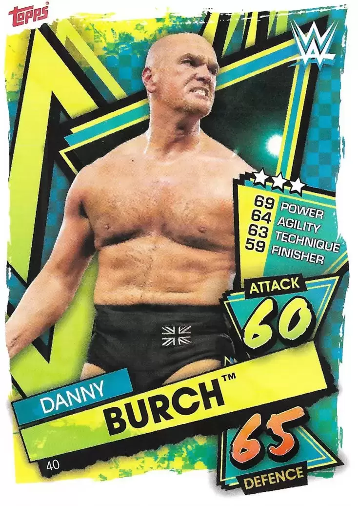 Slam Attax 2021 - Danny Burch - WWE Superstars