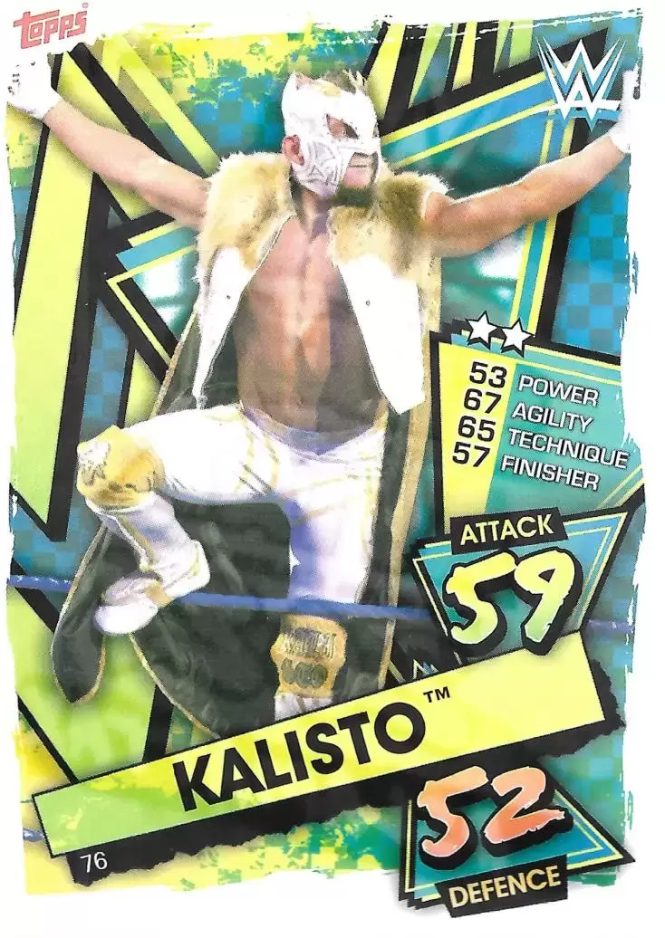 Slam Attax 2021 - Kalisto - WWE Superstars
