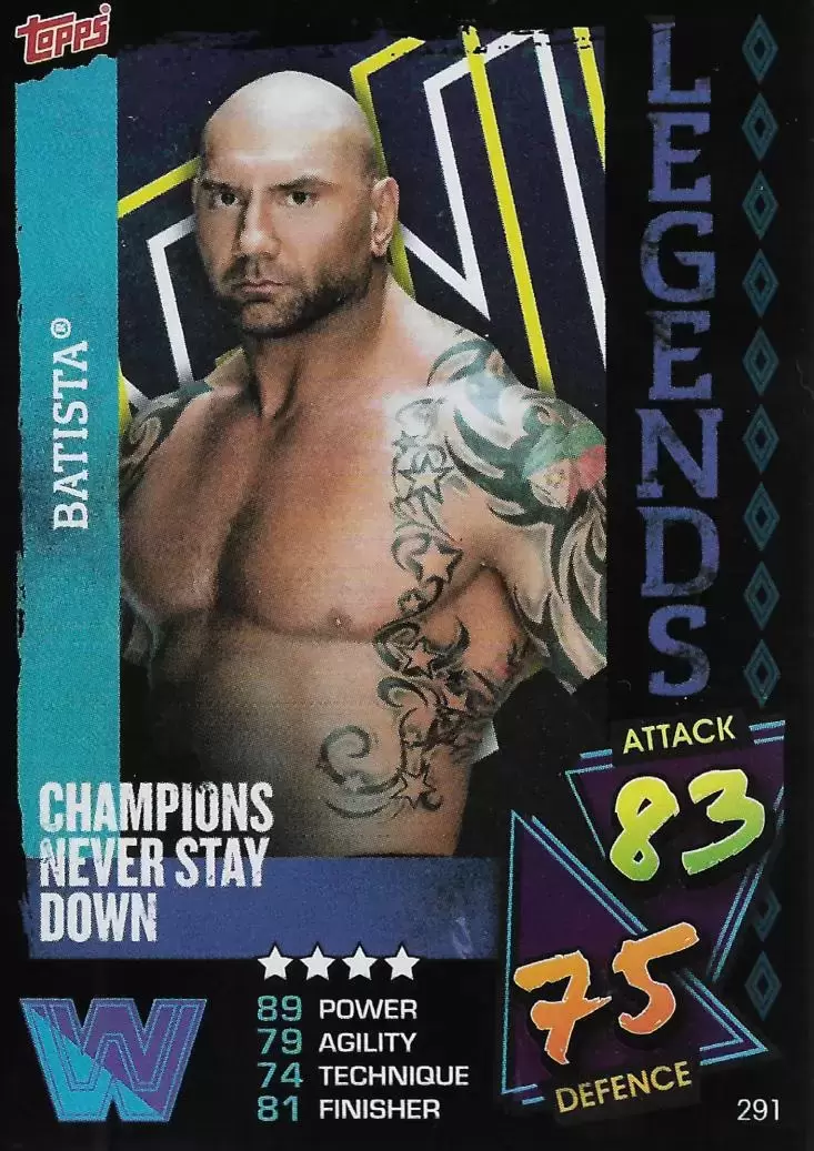 Slam Attax 2021 - Batista - WWE Legends