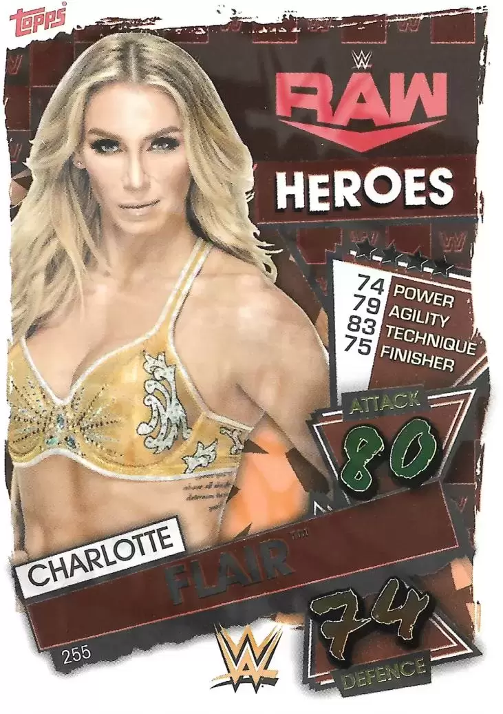 Slam Attax 2021 - Charlotte Flair - Raw Heroes
