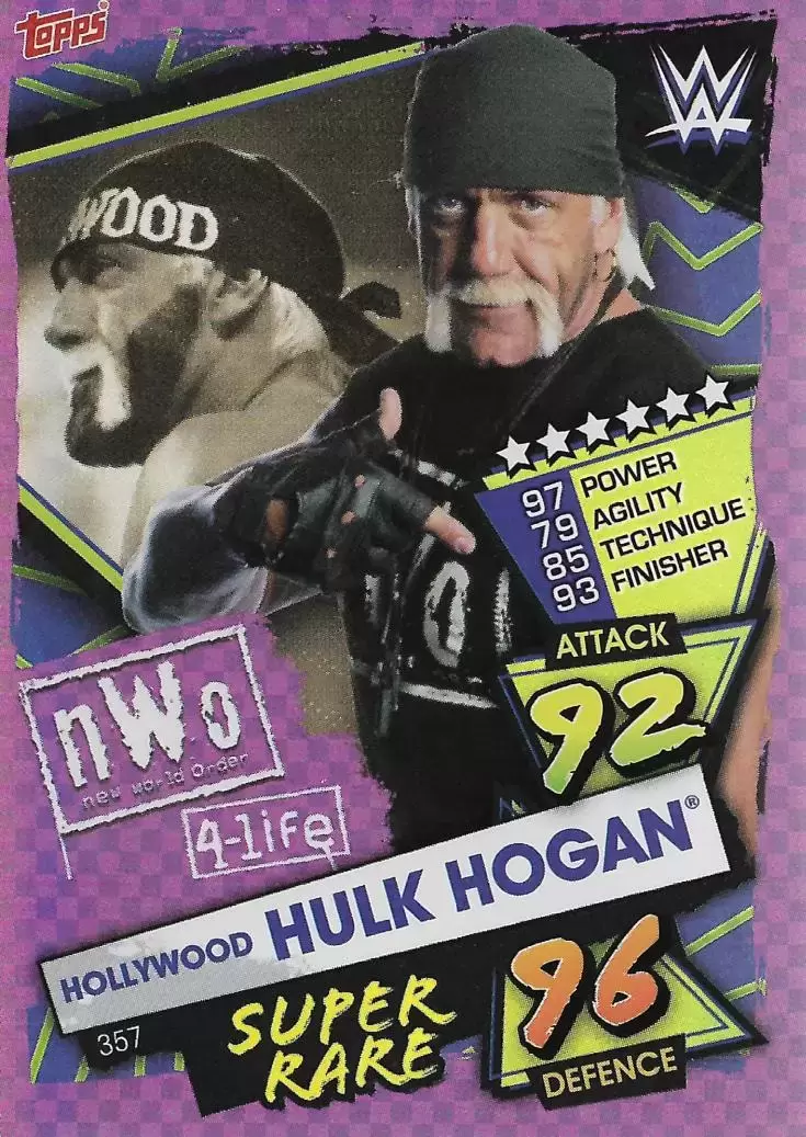 Slam Attax 2021 - Hollywood Hulk Hogan - Super Rare