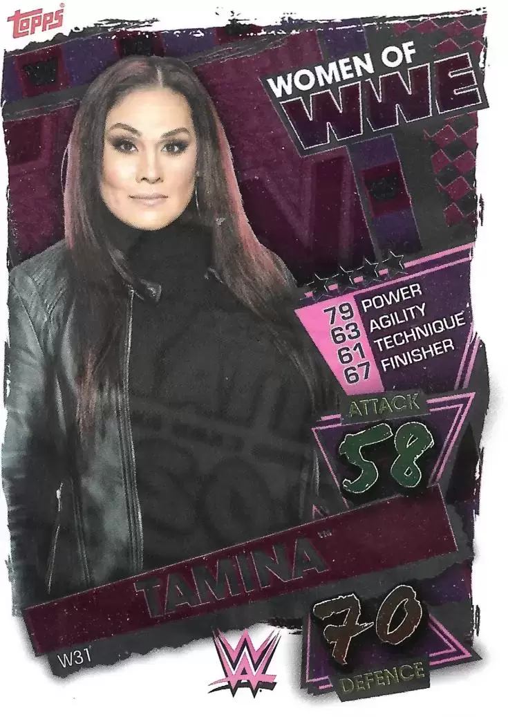 Slam Attax 2021 - Tamina - Womens of WWE