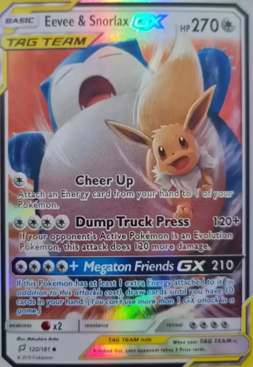 Team Up - Eevee & Snorlax GX