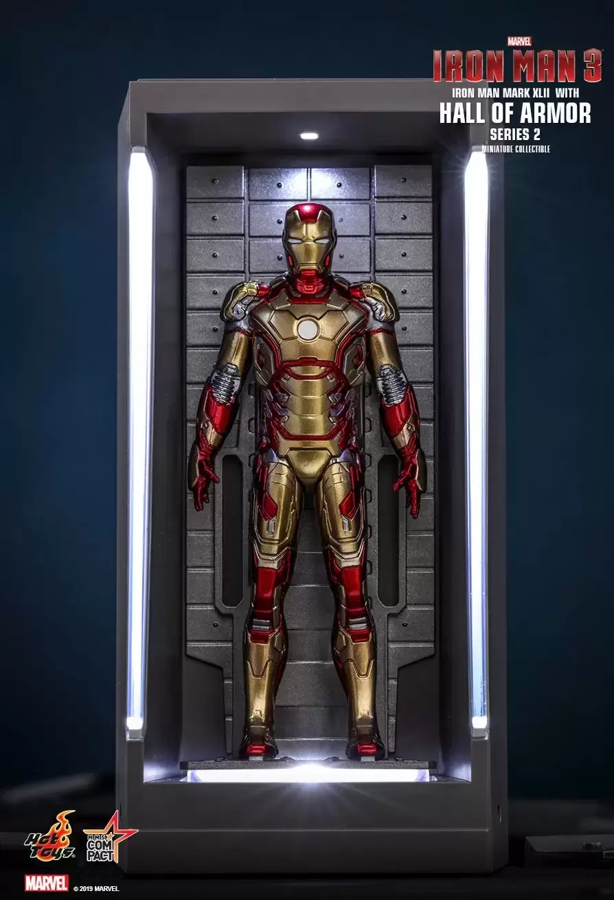 MMS Compact (Movie MasterPiece Compact) - Iron Man Mark XLII - Hall of Armor (Series 2)