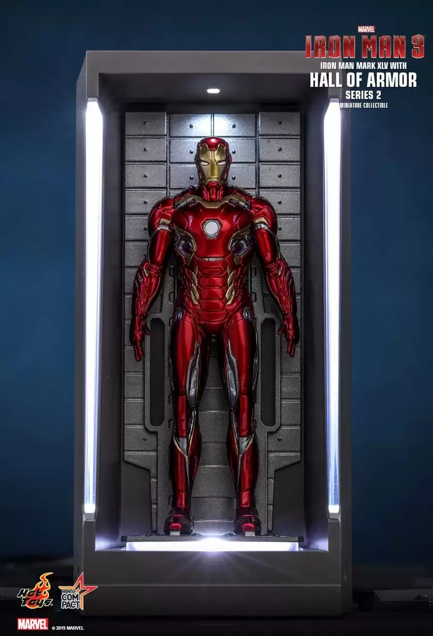MMS Compact (Movie MasterPiece Compact) - Iron Man Mark XLV - Hall of Armor (Series 2)