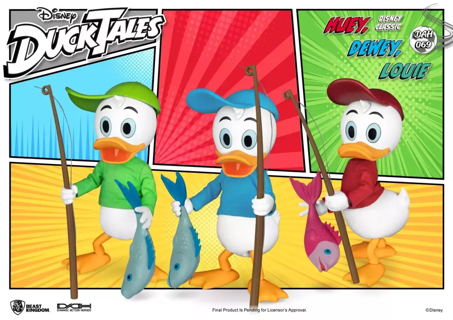 Dynamic 8ction Heroes (DAH) - DuckTales - Huey, Dewey, Louie